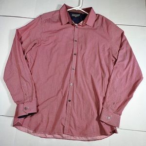 Ted Baker Mens Long Sleeve Button Down Shirt Sz 6